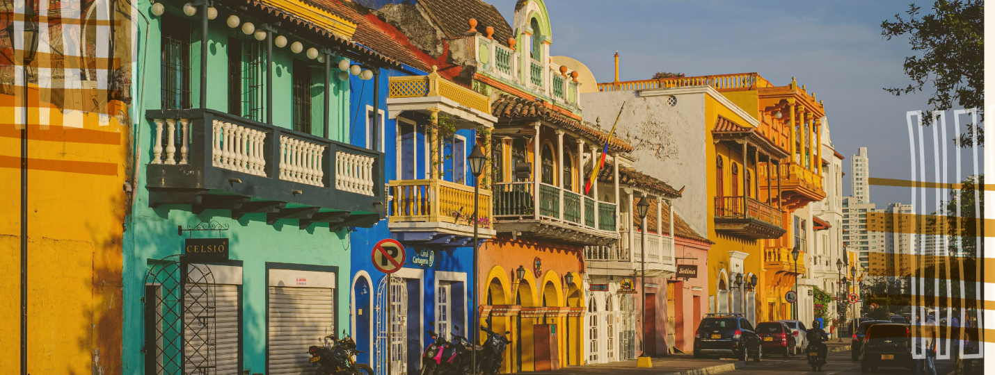 colorful colombian houses